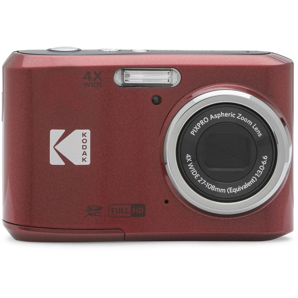 PIXPRO Friendly Zoom FZ45-RD 16MP Digital Camera with 4X Optical Zoom 27Mm Wide Angle and 2.7" LCD Screen (Red)