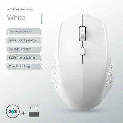 2.4G Wireless Mouse Bluetooth Mouse Dual Mode Mouse Rechargeable Mice Gaming Mouse 1600DPI for PC Laptop Computer Accessories