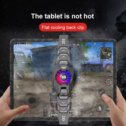 Tablet Cooler for Ipad Semiconductor Refrigeration PAD Tablet Radiator with LED Flat Computer Live PUBG Game Fast Cooling Device