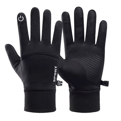 Winter Waterproof Men'S Gloves Touchscreen Windproof Sports Fishing Driving Motorcycle Ski Non-Slip Warm Cycling Women Gloves