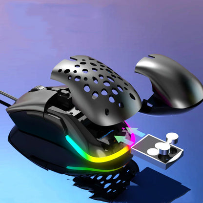 M88 Hollow Wired Wireless Gaming Mouse E-Sports Games Computer Accessories