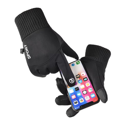 Winter Waterproof Men'S Gloves Touchscreen Windproof Sports Fishing Driving Motorcycle Ski Non-Slip Warm Cycling Women Gloves