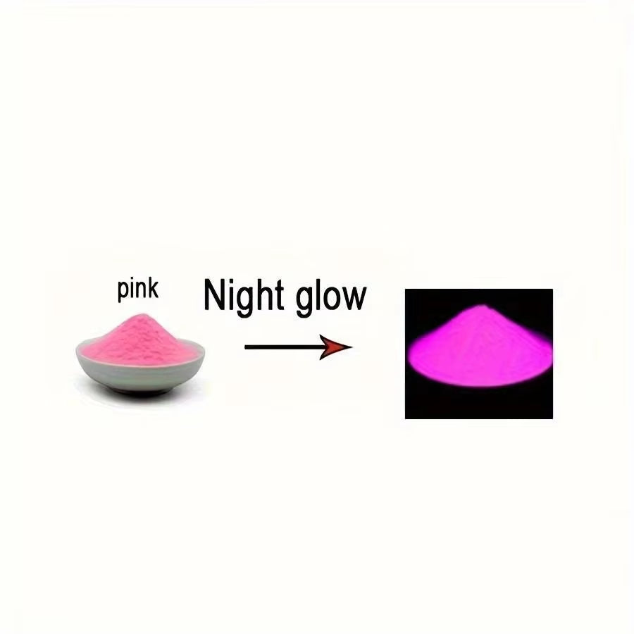 1Bag Bright Luminous Powder Paint Epoxy Resin Pigment Glow in the Dark Fluorescent Powder DIY Jewelry Making Filler