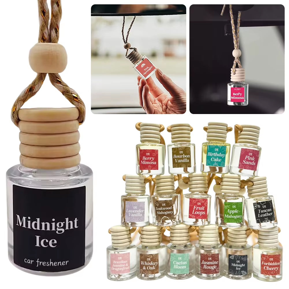 Car Hanging Perfumes Pendant Portable Hanging Aromas Diffuser Present Car Gadgets Auto Car Decoration for Women Men