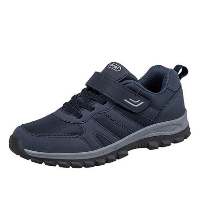 Cushion Breathable Mens Shoes Dark Blue 11