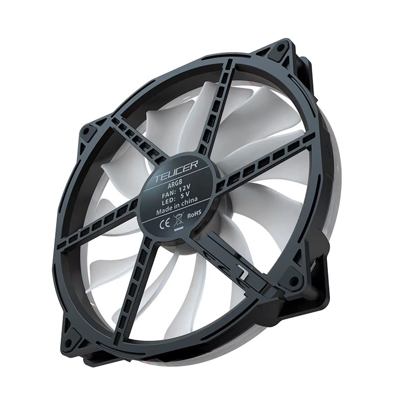 FD200 200Mm ARGB Computer Case Fan 5V 3PIN LED Cooling Fans Desktop PC Case Accessories