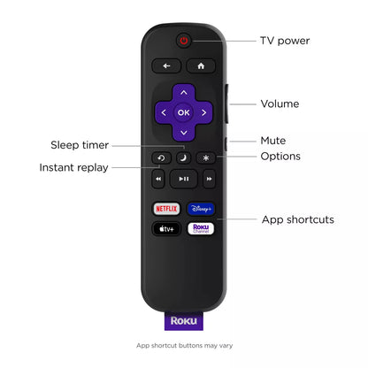 Roku 32" Select Series 720P HD Smart Roku TV with Roku TV Remote