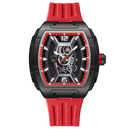 Colorful Fashion Cool Big Dial Watch Luminous Waterproof Sport Analog Quartz Business Mens Watches Silicon Strap Dress Watch