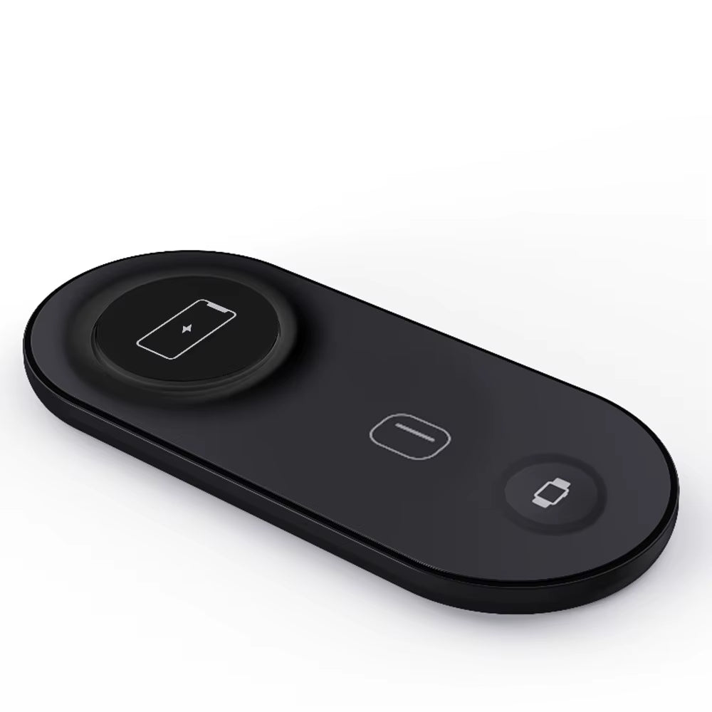 Custom Logo Wholesale 15W 3-In-1 Portable Wireless Phone Chargers Pad Dock Fast Charger