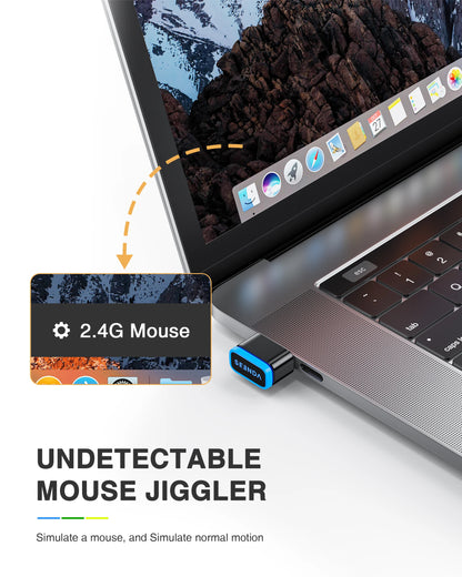 Undetectable Mouse Mover Keeps Computer Awake Simulate Mouse USB Mouse Jiggler  Computer Accessories