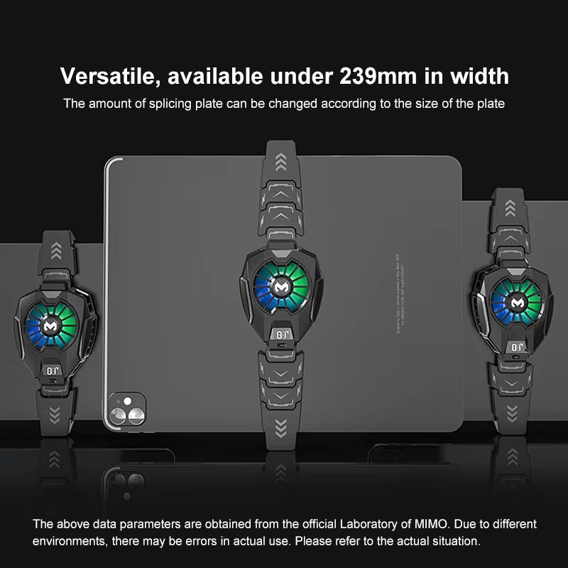 Tablet Cooler for Ipad Semiconductor Refrigeration PAD Tablet Radiator with LED Flat Computer Live PUBG Game Fast Cooling Device