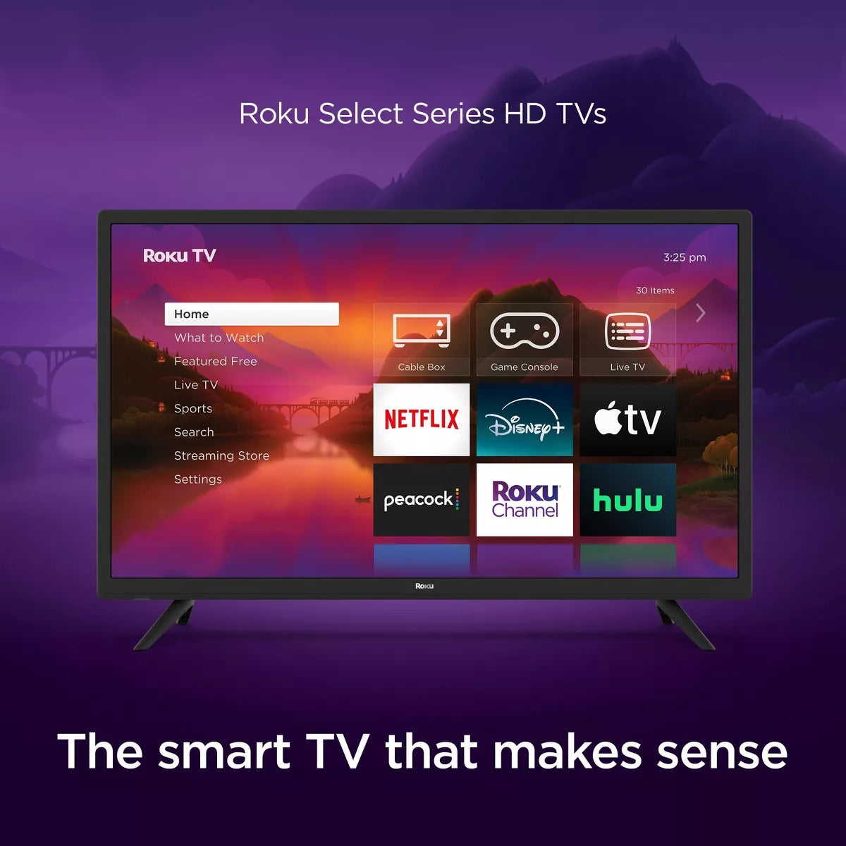 Roku 32" Select Series 720P HD Smart Roku TV with Roku TV Remote
