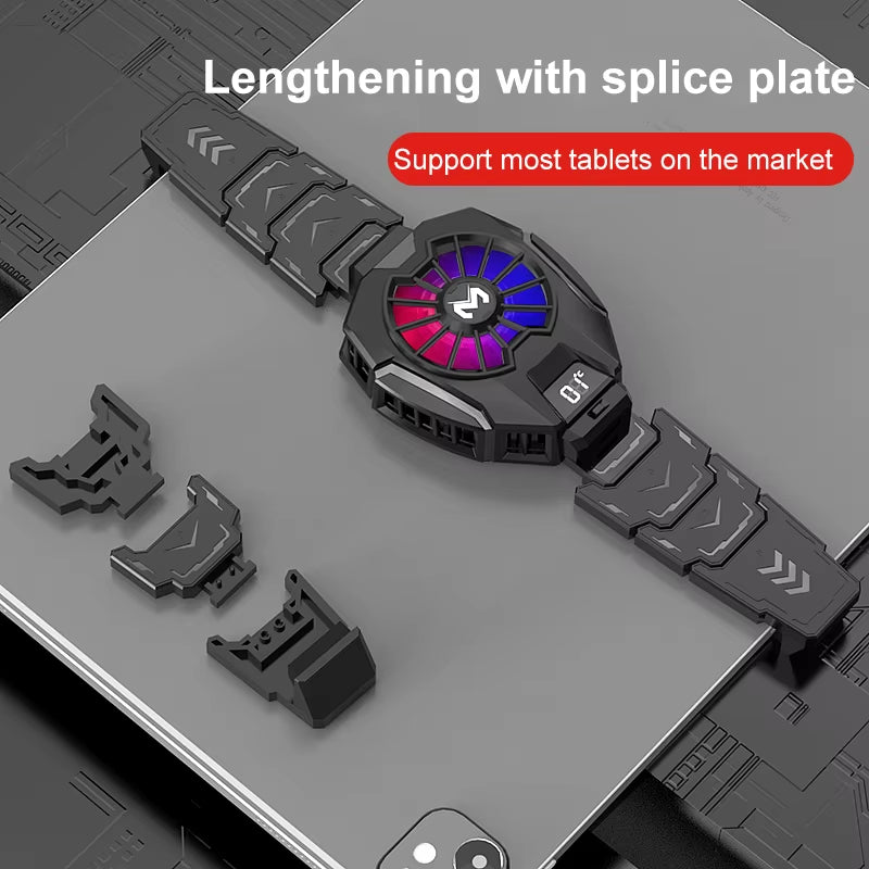 Tablet Cooler for Ipad Semiconductor Refrigeration PAD Tablet Radiator with LED Flat Computer Live PUBG Game Fast Cooling Device