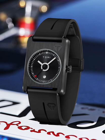 Men'S Fashion Watches Quartz Watches Square Small Dial Wrist Watches Magnetic Buckle Watches Simple Leisure Watches