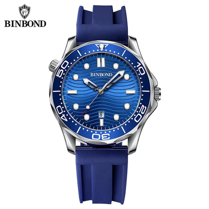 B2820 New Casual Fashion Ultra-Thin Sea Horse Series Quartz Mens Watches 30M Waterproof Luminous Sports Mens Watches
