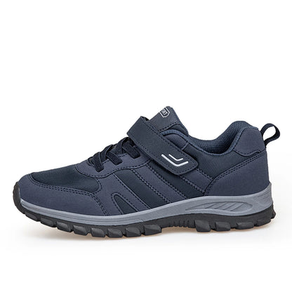 Cushion Breathable Mens Shoes Dark Blue 11