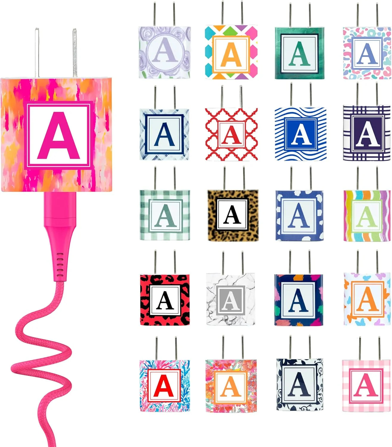 Phone Charger Sets for Iphone & Android | 6 FT 3-In-1 Cable Included MFI Lightning, Type C, and Micro USB | Gift for Any Age and All Occasions (Soccer)