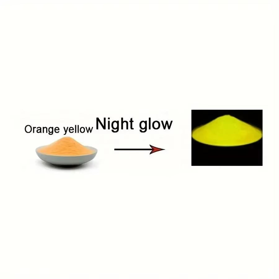 1Bag Bright Luminous Powder Paint Epoxy Resin Pigment Glow in the Dark Fluorescent Powder DIY Jewelry Making Filler